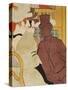 L' Anglais Au Moulin Rouge-Henri de Toulouse-Lautrec-Stretched Canvas