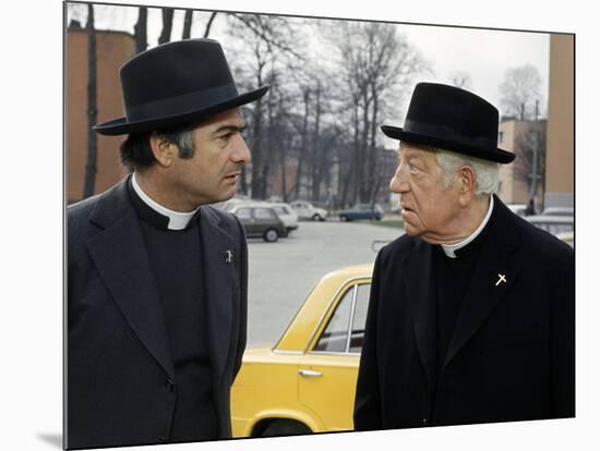 L'annee sainte de JeanGirault avec Jean Gabin et Jean Claude Brialy 1976-null-Mounted Photo