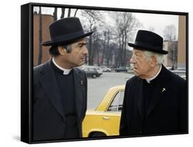 L'annee sainte de JeanGirault avec Jean Gabin et Jean Claude Brialy 1976-null-Framed Stretched Canvas