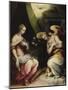 L'Annonciation (partie centrale d'un triptyque)-Giorgio Vasari-Mounted Giclee Print