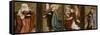 L'Annonciation, Sainte Anne Trinitaire, Saint Antoine Abbé-Bartholomaüs Zeitblom-Framed Stretched Canvas