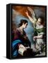 L'annonciation (The Annunciation) - Peinture De Bernardo Strozzi (Dit Il Capucini Genovese) (1581-1-Bernardo Strozzi-Framed Stretched Canvas