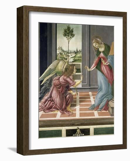 L'Annonciation-Sandro Botticelli-Framed Giclee Print