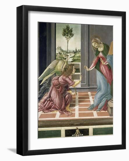 L'Annonciation-Sandro Botticelli-Framed Giclee Print