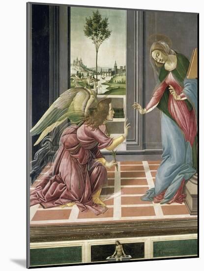 L'Annonciation-Sandro Botticelli-Mounted Giclee Print