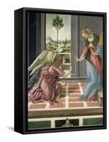 L'Annonciation-Sandro Botticelli-Framed Stretched Canvas
