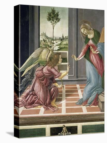 L'Annonciation-Sandro Botticelli-Stretched Canvas