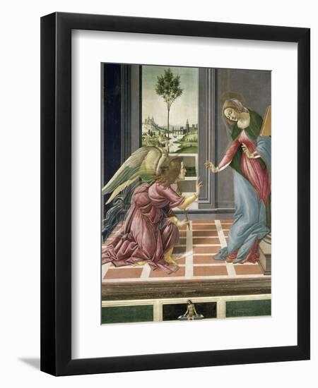 L'Annonciation-Sandro Botticelli-Framed Premium Giclee Print