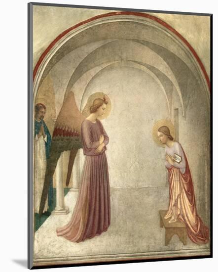 L'Annunciazione, 1387-1455-Fra Angelico-Mounted Premium Giclee Print