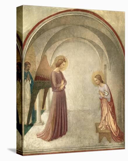 L'Annunciazione, 1387-1455-Fra Angelico-Stretched Canvas