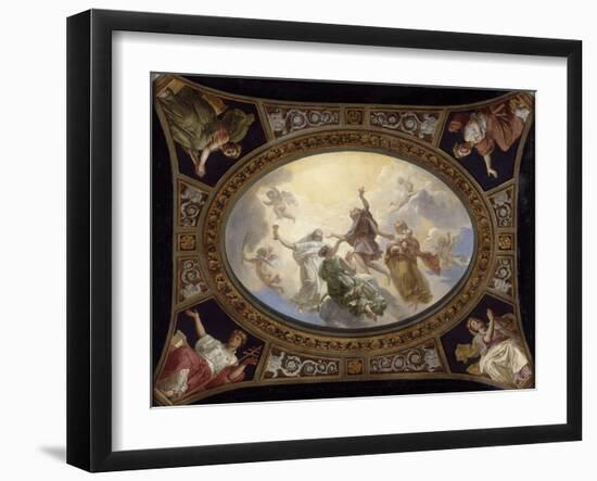 L'Apothéose de saint Roch-de Pujol Alexandre-Denis Abel-Framed Giclee Print