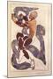 L'Apres Midi d'Un Faune, Costume Design for Nijinsky (1890-1950)-Leon Bakst-Mounted Giclee Print