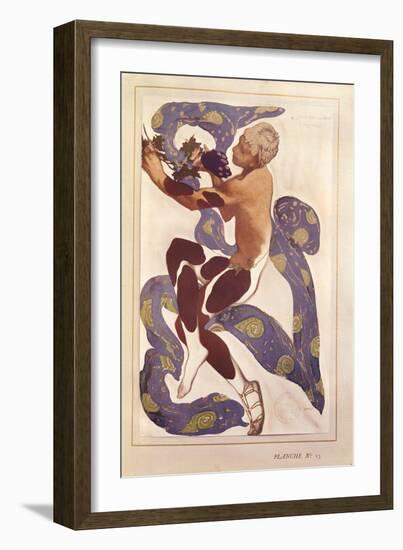 L'Apres Midi d'Un Faune, Costume Design for Nijinsky (1890-1950)-Leon Bakst-Framed Giclee Print