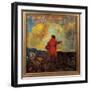 L'arabe Painting D'odilon Redon (1840-1916) 1893 Sun. 0,5X0,44 M Paris, Musee Du Peute Palais.-Odilon Redon-Framed Giclee Print