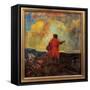 L'arabe Painting D'odilon Redon (1840-1916) 1893 Sun. 0,5X0,44 M Paris, Musee Du Peute Palais.-Odilon Redon-Framed Stretched Canvas