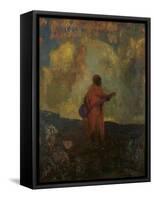 L'arabe-Odilon Redon-Framed Stretched Canvas