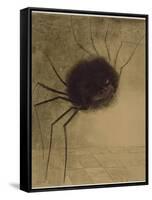 L'Araignée souriante-Odilon Redon-Framed Stretched Canvas