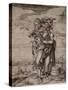 L'arbaletrier Et La Laitiere - the Crossbowman and the Milkmaid - Gheyn, Jacques De, the Younger (J-Jacques II de Gheyn-Stretched Canvas