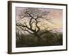 L'Arbre aux corbeaux-Caspar David Friedrich-Framed Giclee Print