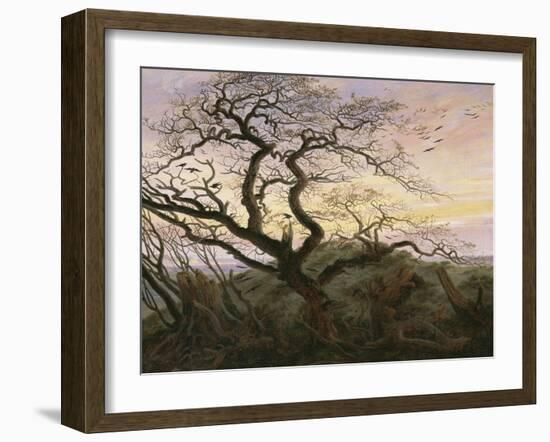 L'Arbre aux corbeaux-Caspar David Friedrich-Framed Giclee Print