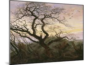 L'Arbre aux corbeaux-Caspar David Friedrich-Mounted Giclee Print