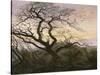 L'Arbre aux corbeaux-Caspar David Friedrich-Stretched Canvas