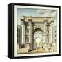 L'Arc De Triomphe, 1806-null-Framed Stretched Canvas