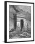 L'Arc De Triomphe as a Ruin, 19th Century-Édouard Riou-Framed Giclee Print