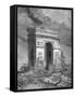 L'Arc De Triomphe as a Ruin, 19th Century-Édouard Riou-Framed Stretched Canvas