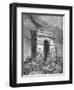 L'Arc De Triomphe as a Ruin, 19th Century-Édouard Riou-Framed Giclee Print