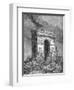 L'Arc De Triomphe as a Ruin, 19th Century-Édouard Riou-Framed Giclee Print