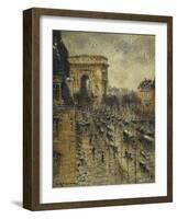 L'Arc De Triomphe, C.1930-1931-Gustave Loiseau-Framed Giclee Print