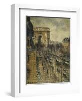 L'Arc De Triomphe, C.1930-1931-Gustave Loiseau-Framed Giclee Print