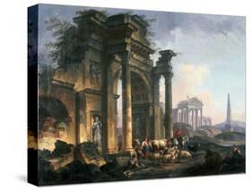 L'Arc De Triomphe, C1740-1807-Pierre Antoine De Machy-Stretched Canvas