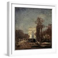 L'Arc de Triomphe de l'Etoile-Félix Ziem-Framed Giclee Print