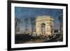 L'Arc de Triomphe de l'Etoile-Félix Ziem-Framed Giclee Print