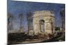 L'Arc de Triomphe de l'Etoile-Félix Ziem-Mounted Giclee Print