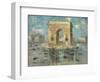 L'arc De Triomphe, La Place De L'etoile, 1929 (Oil on Canvas)-Gustave Loiseau-Framed Giclee Print