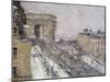 L'Arc de Triomphe, Paris France-Gustave Loiseau-Mounted Premium Giclee Print