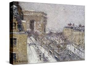 L'Arc de Triomphe, Paris France-Gustave Loiseau-Stretched Canvas