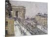 L'Arc de Triomphe, Paris France-Gustave Loiseau-Stretched Canvas