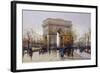 L'Arc de Triomphe, Paris-Eugene Galien-Laloue-Framed Giclee Print