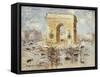 L'Arc de Triomphe, Place of the Star-Gustave Loiseau-Framed Stretched Canvas