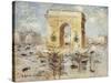 L'Arc de Triomphe, Place of the Star-Gustave Loiseau-Stretched Canvas
