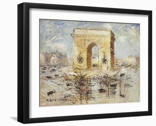 L'Arc de Triomphe, Place of the Star-Gustave Loiseau-Framed Giclee Print