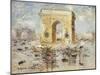 L'Arc de Triomphe, Place of the Star-Gustave Loiseau-Mounted Giclee Print