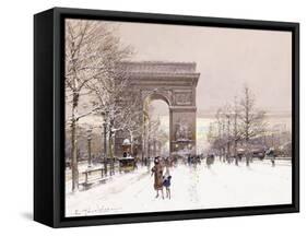 L'Arc De Triomphe-Eugene Galien-Laloue-Framed Stretched Canvas