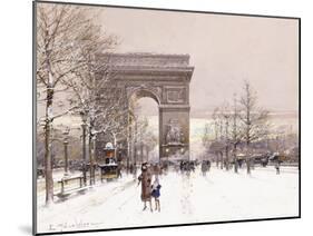 L'Arc De Triomphe-Eugene Galien-Laloue-Mounted Giclee Print