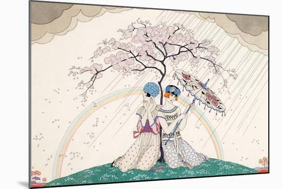 L'Arc-En-Ciel, 1920-Georges Barbier-Mounted Giclee Print