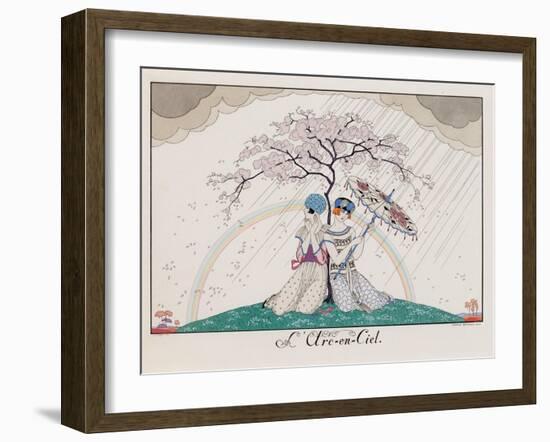 L'Arc-En-Ciel, 1920-Georges Barbier-Framed Giclee Print